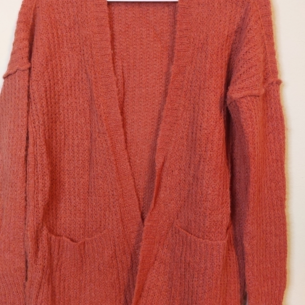  FREE PEOPLE LADIES LONG SLEEVE OVERSIZED CARDIGAN SWEATER- XS - Picture 5 of 6